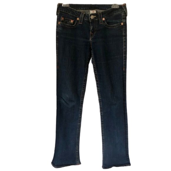 True Religion Gina Mini Bootcut Jeans - Medium Wash - 28 - Picture 3 of 12